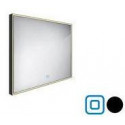 Černé LED zrcadlo 800x700 s dotykovým senzorem ZPC 13003V-90