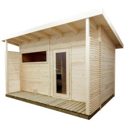 Sentiotec venkovní sauna Scala Large 4590x3130x2720mm
