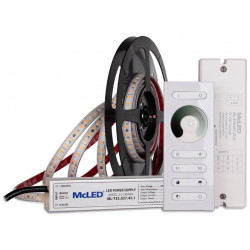 MCLED sestava LED pásek  WW 3m + kabel + trafo + stmívání